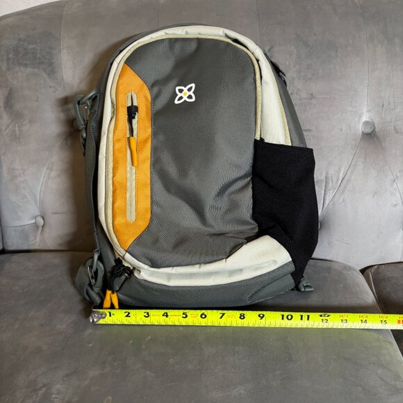 Sherpani x REI Co-op Anti-Theft Travel Backpack Olive/Yellow Women - Picture 4 of 7